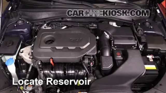 2016 Kia Optima EX 2.4L 4 Cyl. Windshield Washer Fluid Add Fluid